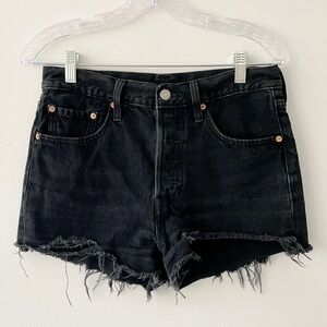 Levi's 501 Jean Shorts Black 27W